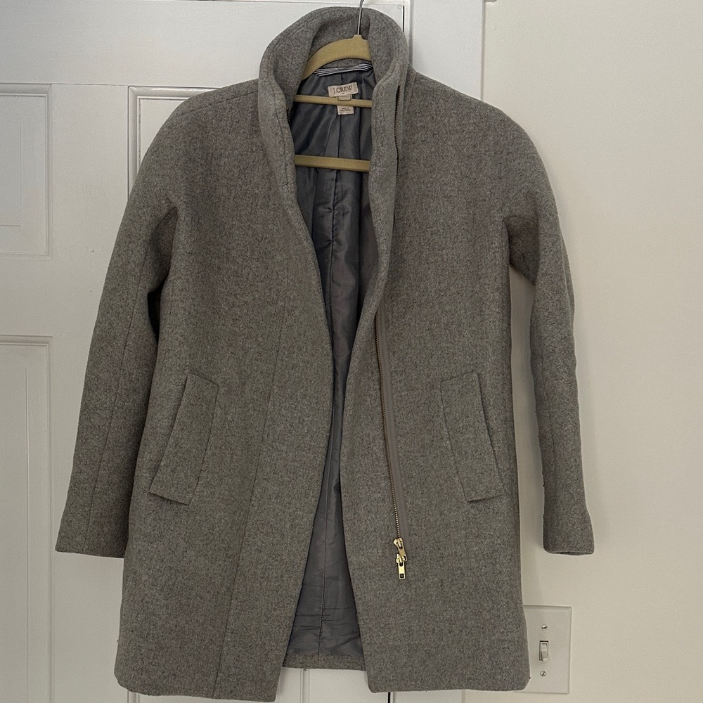 J. Crew Gray Wool Coat